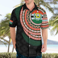 Penama Tribal Tattoo with Namele Leaves Hawaiian Shirt