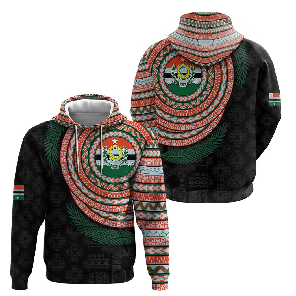 Penama Tribal Tattoo with Namele Leaves Hoodie