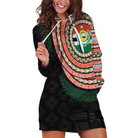 Penama Tribal Tattoo with Namele Leaves Hoodie Dress