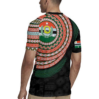 Penama Tribal Tattoo with Namele Leaves Rugby Jersey