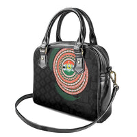 Penama Tribal Tattoo with Namele Leaves Shoulder Handbag