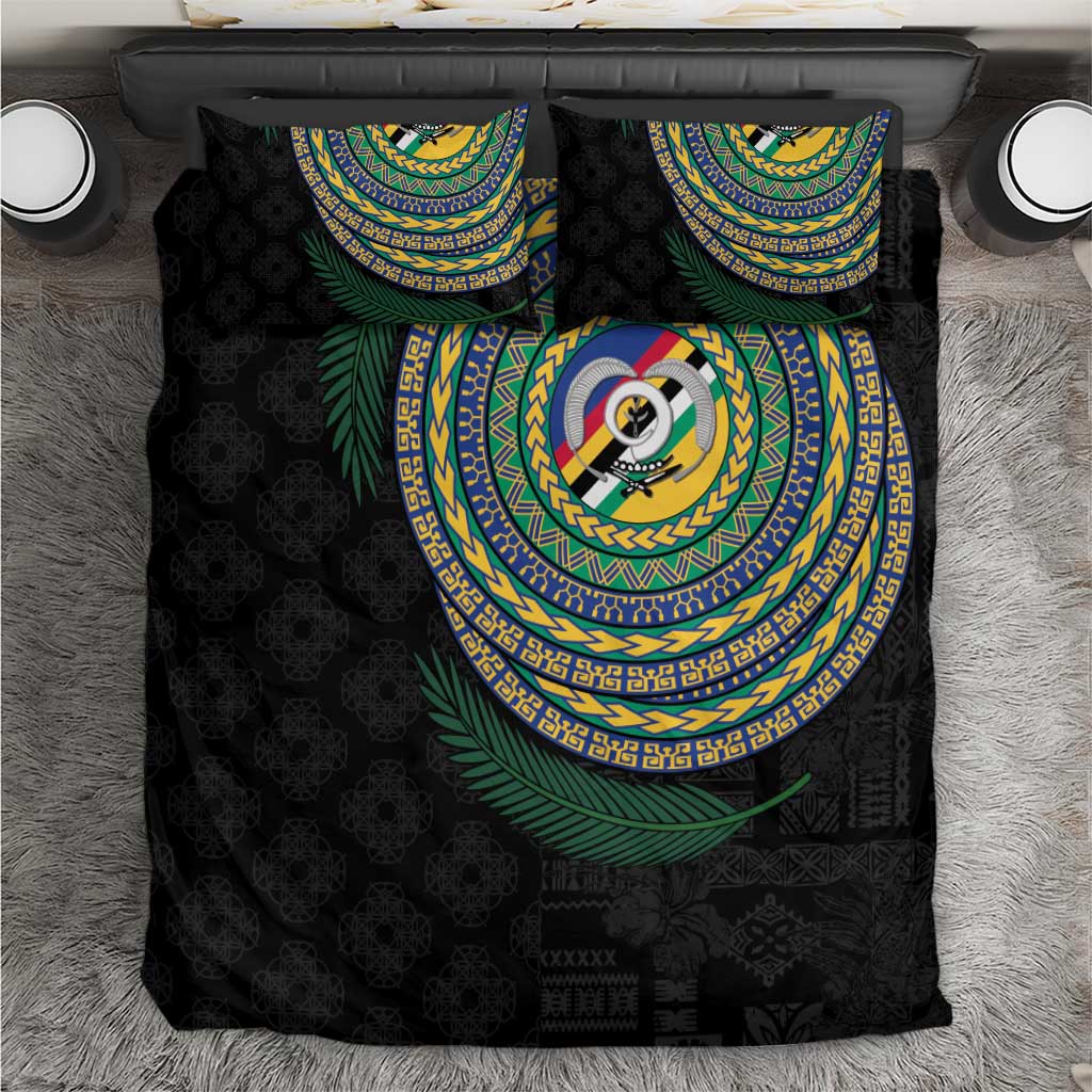 Torba Tribal Tattoo with Namele Leaves Bedding Set