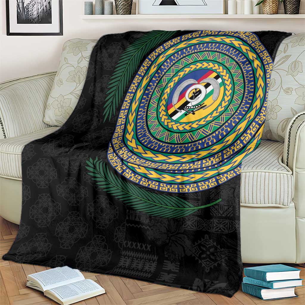 Torba Tribal Tattoo with Namele Leaves Blanket