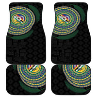 Torba Tribal Tattoo with Namele Leaves Car Mats
