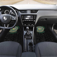 Torba Tribal Tattoo with Namele Leaves Car Mats