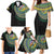 Torba Tribal Tattoo with Namele Leaves Family Matching Mermaid Dress and Hawaiian Shirt