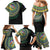 Torba Tribal Tattoo with Namele Leaves Family Matching Mermaid Dress and Hawaiian Shirt