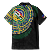 Torba Tribal Tattoo with Namele Leaves Family Matching Mermaid Dress and Hawaiian Shirt LT03 - Polynesian Pride