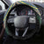 Torba Tribal Tattoo with Namele Leaves Steering Wheel Cover