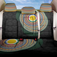 Shefa Tribal Tattoo with Namele Leaves Back Car Seat Cover