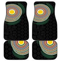 Shefa Tribal Tattoo with Namele Leaves Car Mats