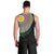 Shefa Tribal Tattoo with Namele Leaves Men Tank Top