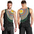 Shefa Tribal Tattoo with Namele Leaves Men Tank Top