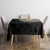 Shefa Tribal Tattoo with Namele Leaves Tablecloth