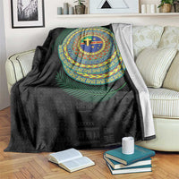 Tafea Tribal Tattoo with Namele Leaves Blanket