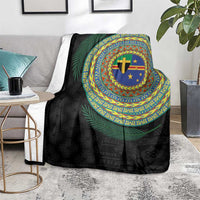 Tafea Tribal Tattoo with Namele Leaves Blanket