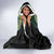 Tafea Tribal Tattoo with Namele Leaves Hooded Blanket