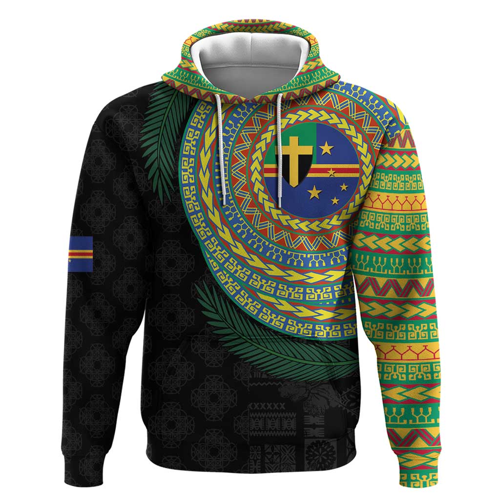 Tafea Tribal Tattoo with Namele Leaves Hoodie