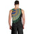 Tafea Tribal Tattoo with Namele Leaves Men Tank Top