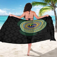 Tafea Tribal Tattoo with Namele Leaves Sarong