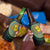 Malampa Tribal Tattoo with Namele Leaves 4 in 1 Can Cooler Tumbler