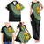 Malampa Tribal Tattoo with Namele Leaves Family Matching Tank Maxi Dress and Hawaiian Shirt