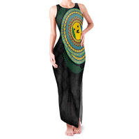 Malampa Tribal Tattoo with Namele Leaves Family Matching Tank Maxi Dress and Hawaiian Shirt