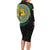 Malampa Tribal Tattoo with Namele Leaves Long Sleeve Bodycon Dress