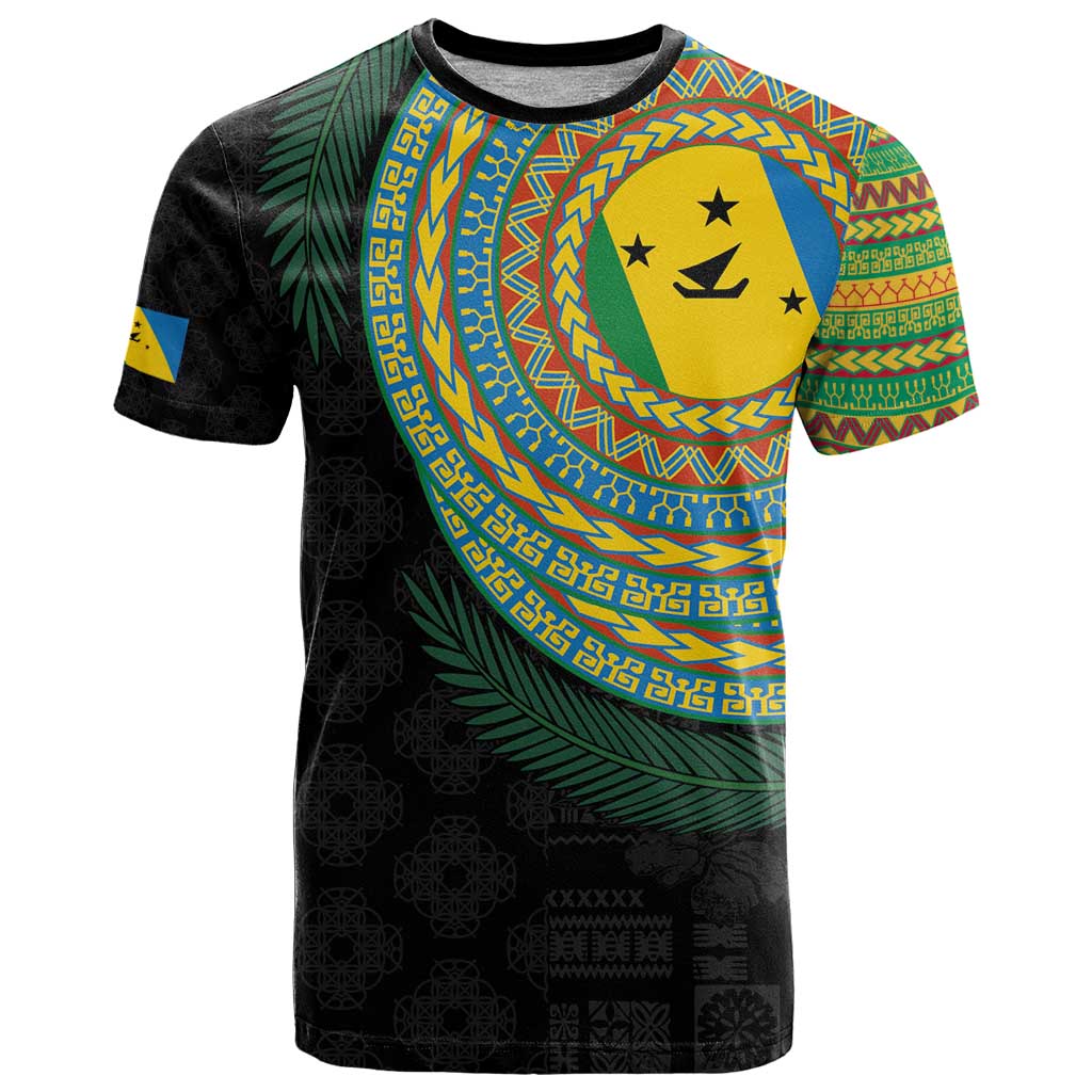 Malampa Tribal Tattoo with Namele Leaves T Shirt