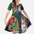 Manuʻa Islands and American Samoa Together Family Matching Mermaid Dress and Hawaiian Shirt Rooster and Eagle Mascot National Map and Flag Style