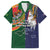 Manuʻa Islands and American Samoa Together Family Matching Tank Maxi Dress and Hawaiian Shirt Rooster and Eagle Mascot National Map and Flag Style