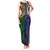 Manuʻa Islands and American Samoa Together Family Matching Tank Maxi Dress and Hawaiian Shirt Rooster and Eagle Mascot National Map and Flag Style