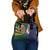 Manuʻa Islands and American Samoa Together Shoulder Handbag Rooster and Eagle Mascot National Map and Flag Style