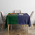 Manuʻa Islands and American Samoa Together Tablecloth Rooster and Eagle Mascot National Map and Flag Style