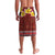 Aloha Plumeria Flowers Lavalava With Hawaiian Style Tapa Tribal