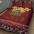 Aloha Plumeria Flowers Quilt Bed Set With Hawaiian Style Tapa Tribal