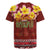 Aloha Plumeria Flowers Rugby Jersey With Hawaiian Style Tapa Tribal