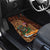 Hawaiian Tiki Mask Surfing Kakau Pattern Car Mats