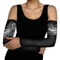 Super Samoan Traditional Tribal Art Tattoos Arm Sleeves Black Color - Polynesian Pride