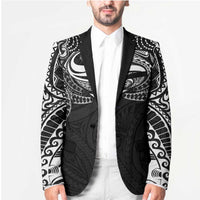 Super Samoan Traditional Tribal Art Tattoos Blazer Black Color - Polynesian Pride