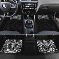 Super Samoan Traditional Tribal Art Tattoos Car Mats Black Color - Polynesian Pride