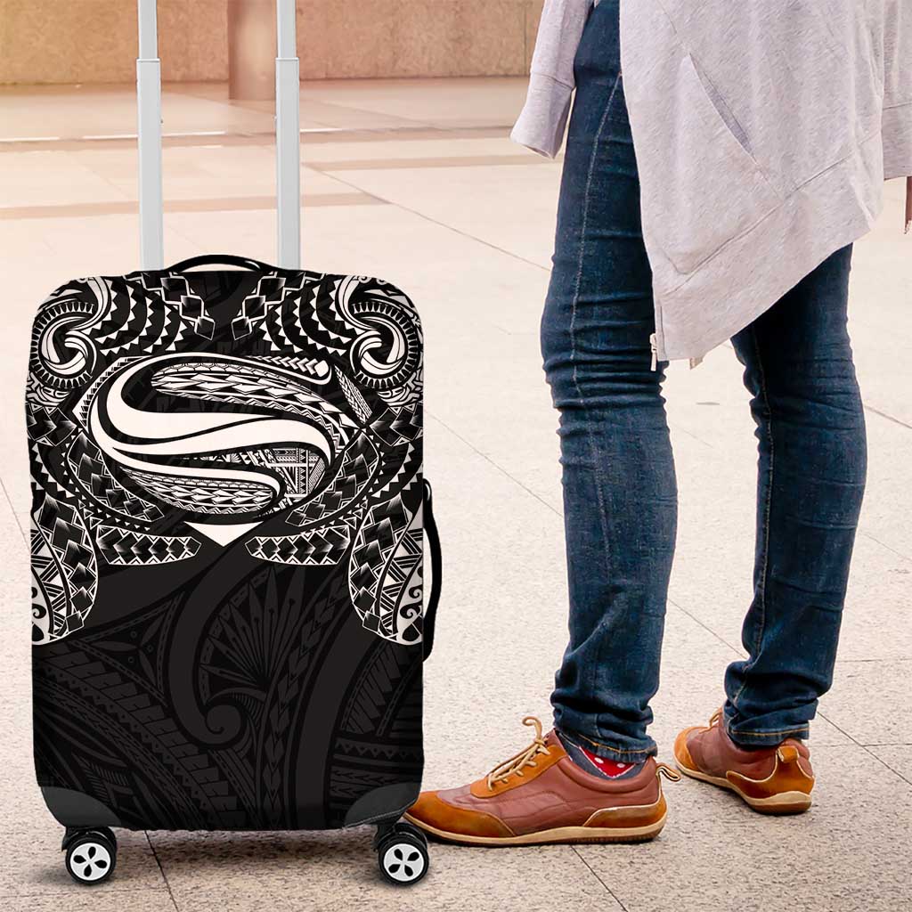 Super Samoan Traditional Tribal Art Tattoos Luggage Cover Black Color - Polynesian Pride