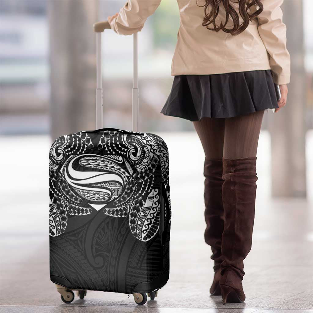 Super Samoan Traditional Tribal Art Tattoos Luggage Cover Black Color - Polynesian Pride