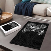 Super Samoan Traditional Tribal Art Tattoos Puzzle Black Color - Polynesian Pride