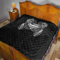 Super Samoan Traditional Tribal Art Tattoos Quilt Black Color - Polynesian Pride