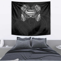 Super Samoan Traditional Tribal Art Tattoos Tapestry Black Color - Polynesian Pride