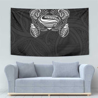 Super Samoan Traditional Tribal Art Tattoos Tapestry Black Color - Polynesian Pride