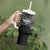 Super Samoan Traditional Tribal Art Tattoos Tumbler With Handle Black Color - Polynesian Pride