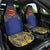 Super Samoan Traditional Tribal Art Tattoos Car Seat Cover Blue Color - Polynesian Pride