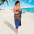Super Samoan Traditional Tribal Art Tattoos Sarong Blue Color - Polynesian Pride